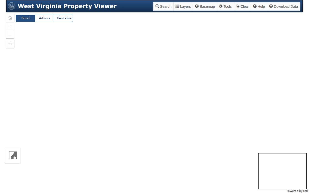 Greenbrier County parcel maps in the West Virginia Property Viewer